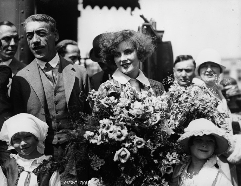 arrival in Los Angeles. (Photo by John Kobal FoundationGetty Images)