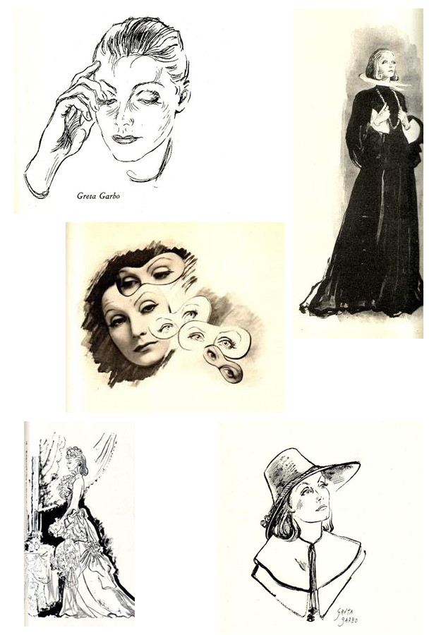 beaton-garbo-sketches